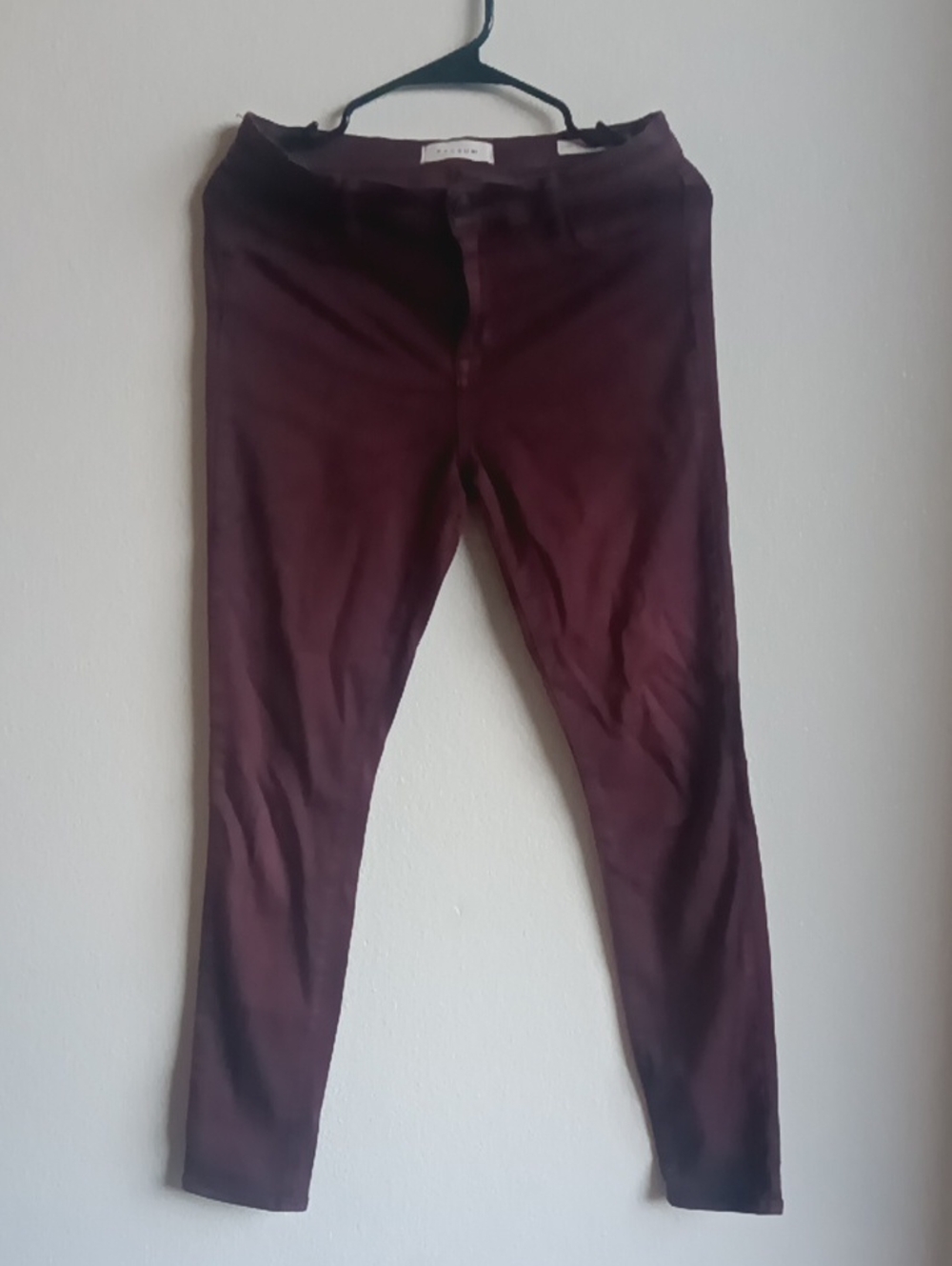 PacSun Burgundy Stretch Jeggings